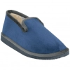Zapatilla Cerrada Hombre Azul Suela Parquet Plana Javer 33-2