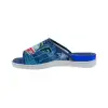 Zapatillas de Casa Verano Hombre Azul Abiertas Estilo Pinki Estampado Surf Plumaflex 12240
