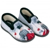 Zapatillas Plumaflex cerradas negro estampadas Chica Parque Paris 12215