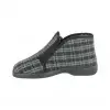 Zapatillas de Andar por Casa Super Comodas de bota Invierno Gris con Cremalleras Doctor Cutillas 21251