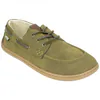 Zapato Barefoot Náutico Hombre Vegano Mustang Free MOC 84839 Verde