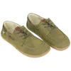 Zapato Barefoot Náutico Hombre Vegano Mustang Free MOC 84839 Verde