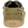 Zapato Barefoot Náutico Hombre Vegano Mustang Free MOC 84839 Verde
