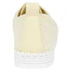 Zapato Cordón Bordado Beis Mujer Plano  Amarpies AOG30091