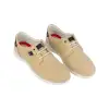 Zapato Casual Hombre Beis y Verde Verano Nobuck Punteado Luisetti 33808GS