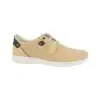 Zapato Casual Hombre Beis y Verde Verano Nobuck Punteado Luisetti 33808GS