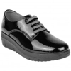 Zapato Charol con Cuña Media y Plataforma Mysoft 25M586