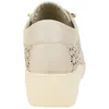 Zapato Cuña Media Troquelado Beis Brillos Plantilla Extraíble Doctor Cutillas 40205