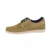 Zapatos Náutico de Hombre Verano Marrón y Verde Piel Nobuk Luisetti 37201 NO