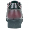 Zapato Confort Piel Granate Elásticos y Cremallera Vicmart 859-3