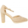 Zapato de Salón Punta Talón Pulsera Tacón Alto y Plataforma Colour Cherie 588-572