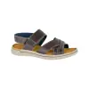 Sandalias de Piel Hombre Cruzada Velcro Zen 679005