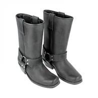 Bota Motera Piel Punta Cuadrada - Johnny Bulls 4829