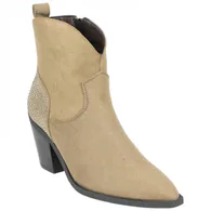 Botines Cowboy Impermeables con Tacón y Cremallera - D Angela DRB29149