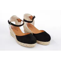 Cuñas Esparto Bajas Piel Serraje Pulsera 3 Cuerdas Carmen García 52S3