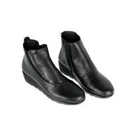 Botines de Piel en Negro con Cuña y Plantilla Extraíble - Doctor Cutillas 77216