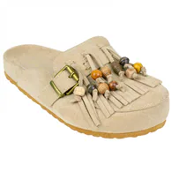 Zueco Bio Plano Flecos y Cuentas Ideal Shoes 9766
