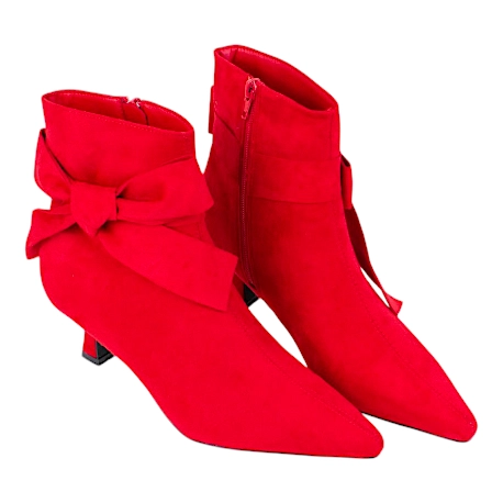 Botin antelina de tacón medio midi Buonarotti A-3440 VF