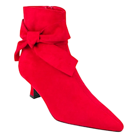 Botin antelina de tacón medio midi Buonarotti A-3440 VF
