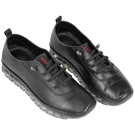 Zapatos de Piel Cómodos Para Mujer y plantilla extraíble - 48 Horas 511601