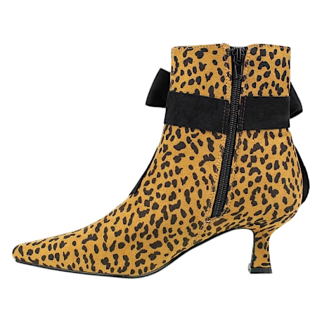 Botin antelina de tacón medio midi Buonarotti A-3440 VF
