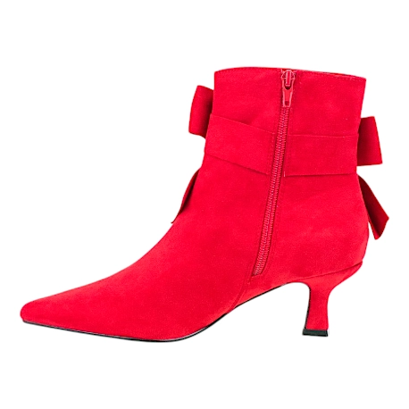 Botin antelina de tacón medio midi Buonarotti A-3440 VF