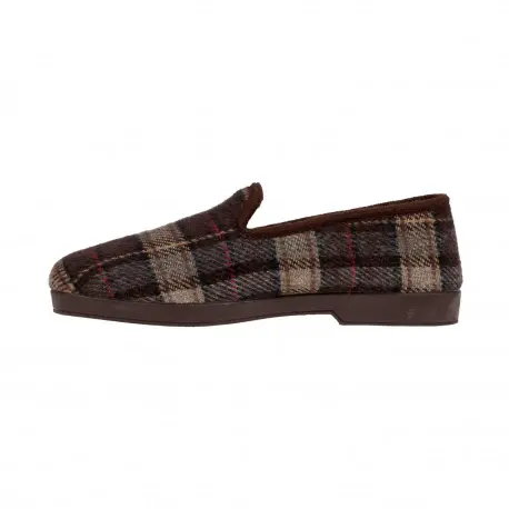 zapatillas casa cuadros hombre - Alcalde 4000