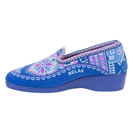 Zapatilla Casa Mujer Invierno Cuña Cerrada Alcalde 7200