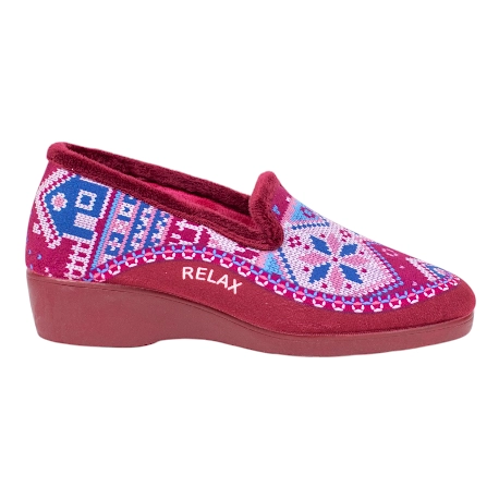 Zapatilla Casa Mujer Invierno Cuña Cerrada Alcalde 7200