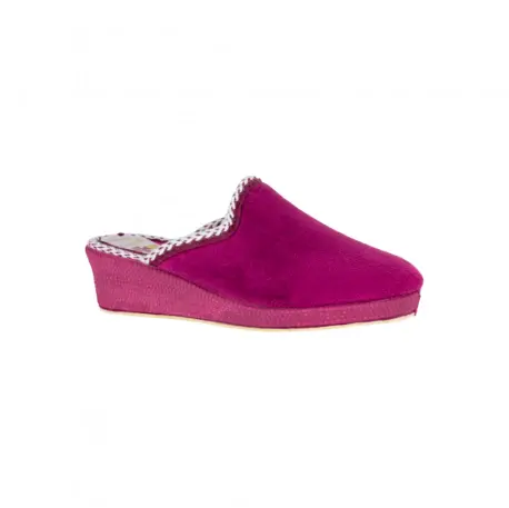 Zapatillas de estar en casa mujer Invierno Abiertas con Cuña Azul Granate Azul Marino Alcalde 8500