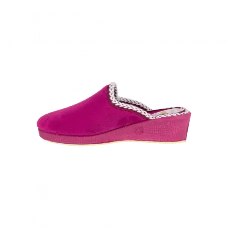 Zapatillas de estar en casa mujer Invierno Abiertas con Cuña Azul Granate Azul Marino Alcalde 8500