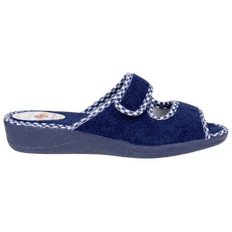 Zapatilla Casa Mujer Verano Abierta Anatómica Velcro Alcalde 2035