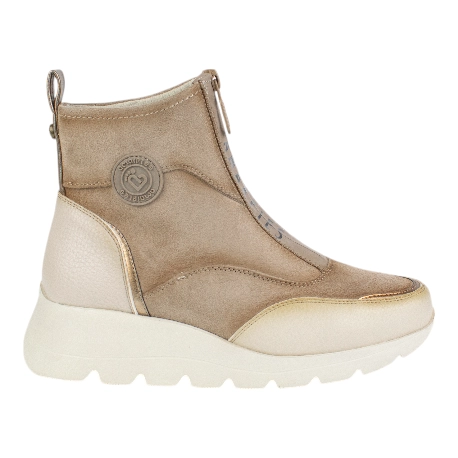 botin deportivo mujer con cremallera delantera - Amarpies AMD27098 