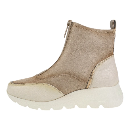 botin deportivo mujer con cremallera delantera - Amarpies AMD27098 