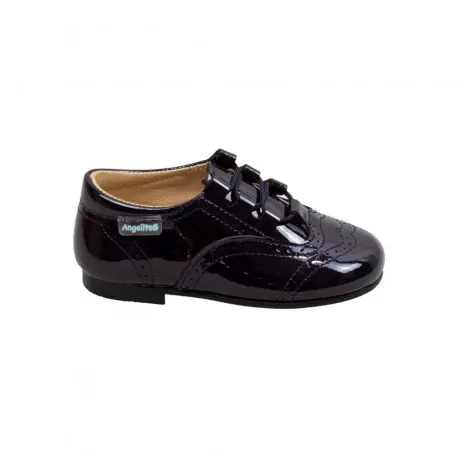 Zapato Cordones en Charol Angelitos 1505