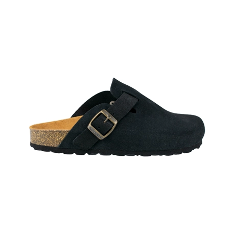 Zuecos de  piel serraje para hombre Autenti con piso bio de corcho - Autenti 355