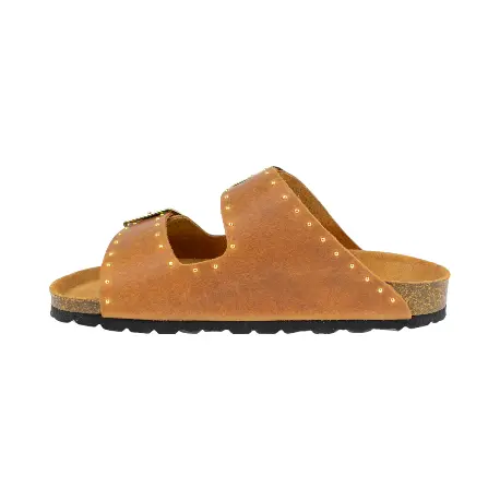 Sandalias Hebillas Bio Con Tachas Piel Autenti 13843