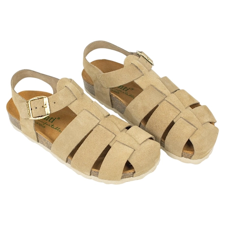 Sandalias cangrejeras piel -  Autenti 15465