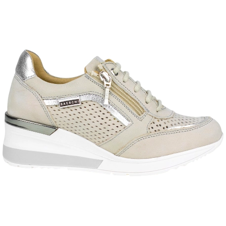 Zapato ancho especial cuña piel verano Baerchi 39012