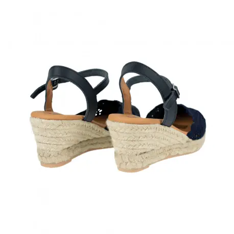Cuñas de Esparto Para Fiestas Tela Corte V con Pulsera BB UP 301