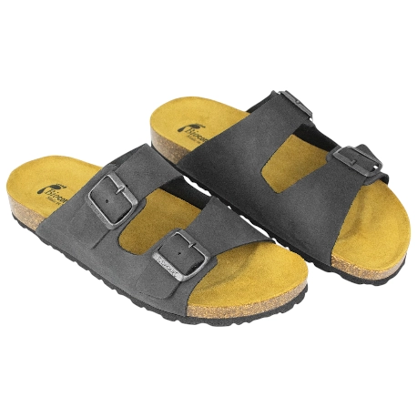 Sandalias Dos Hebillas Piel Nobuck Biocomfort B-3015