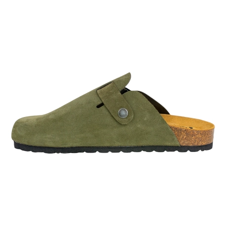 Zuecos Piel Serraje Hombre - Biocomfort HOM-001