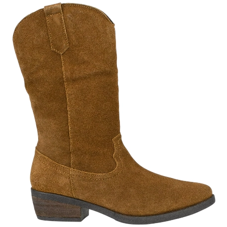 Bota Campera Media Caña Piel Mujer Tacón Medio Harper MAAT