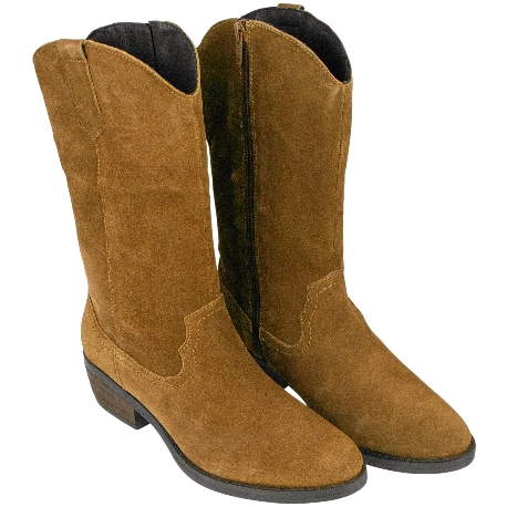 Bota Campera Media Caña Piel Mujer Tacón Medio Harper MAAT