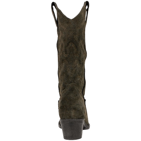 Bota Campera Piel Mujer Media Caña Tacón Ancho Innovation 6533302