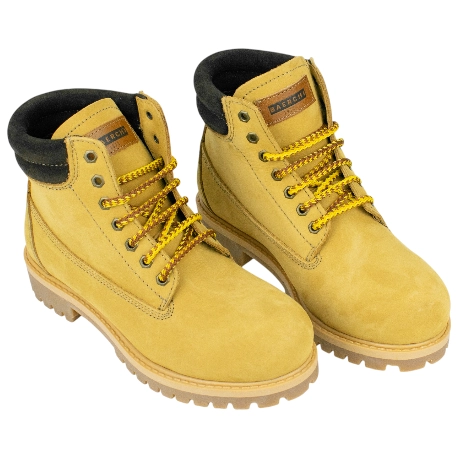 Bota Hombre Piel Nobuck  Amarilla Baerchi 7062