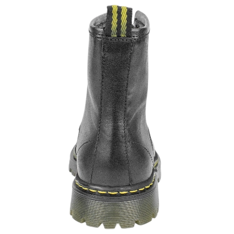 Botas Militares de Piel con Pespunte Amarillo Planas para Mujer - Hold 273P.001