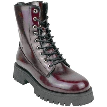 Bota Militar Piel Florentí Plataforma Cordón y Cremallera Innovation 3060