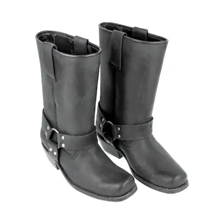 Bota Motera Piel Punta Cuadrada - Johnny Bulls 4829