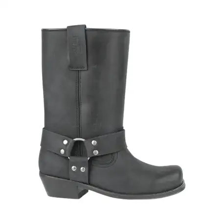 Bota Motera Piel Punta Cuadrada - Johnny Bulls 4829